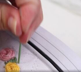 How to Do Super Cute Rose Embroidery on Canvas Shoes | Upstyle