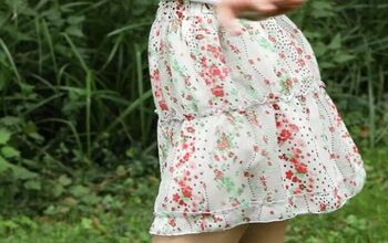 How to Sew a Simple but Super Cute Layered Ruffle Skirt