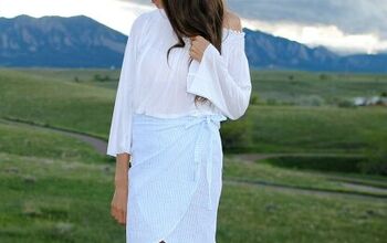 DIY: Linen Tulip Wrap Skirt