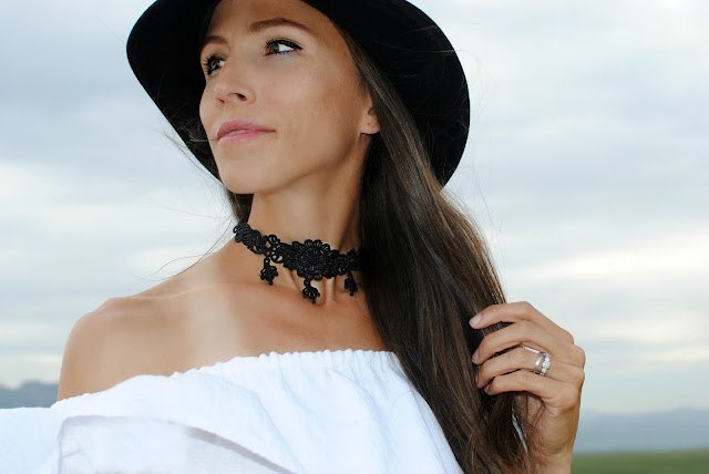 diy embroidered lace chokers headbands