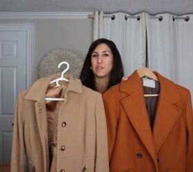 2 minimalist outfit ideas using clothing you already own, Coat options