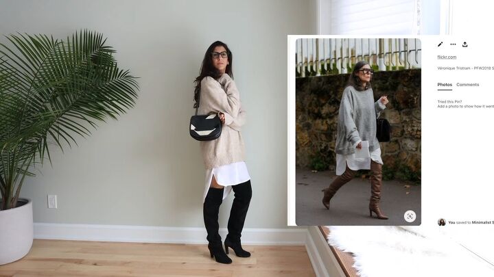 2 minimalist outfit ideas using clothing you already own, Outfit 2 Relaxed editorial look