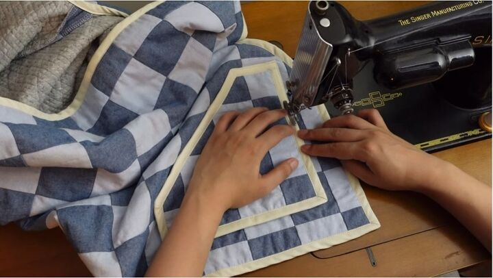 checkerboard jacket sewing tutorial, Attaching the pockets