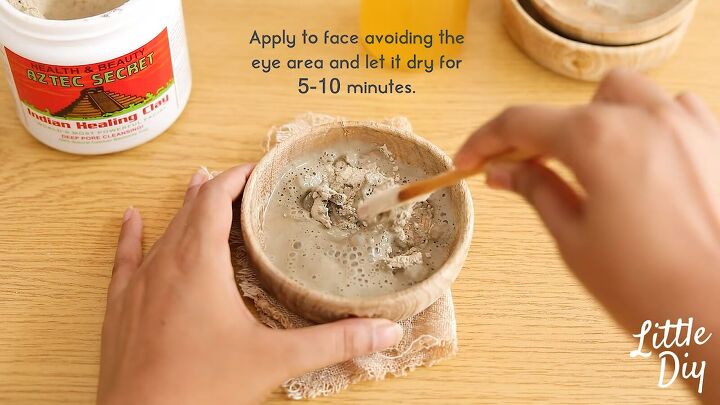 3 diy bentonite clay mask ideas for healthy skin, Apple cider vinegar and Indian healing clay mask
