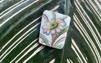 How to Make Ceramic Brooch From Old Crockery