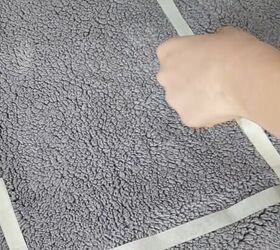 How she turned her gray fuzzy jacket into something a little more exciting