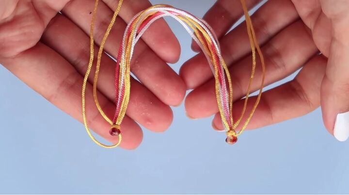 how to make cute and super easy pura vida bracelets, Both ends melted