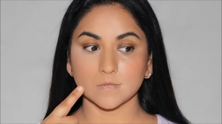 blush hack tutorial how to get airbrushed looking skin, Progress shot