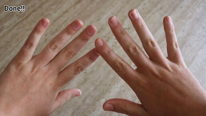 diy nail polish remover tutorial, Clean nails