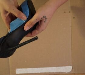 Turn a $20 pair of heels into a jaw-dropping designer look with these 2 simple items