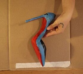 how to diy gorgeous louboutin dupe heels, DIY red soles