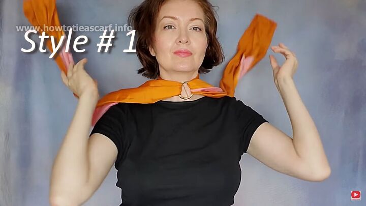3 fun ways to tie an oblong scarf