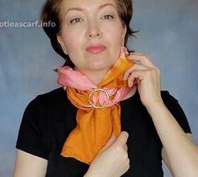 3 fun ways to tie an oblong scarf, Cozy style