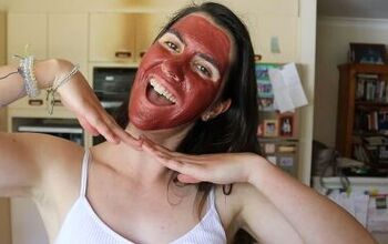 Easy 2-ingredient Pink Clay Face Mask Tutorial