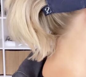 how to make your short hair look full in a ball cap