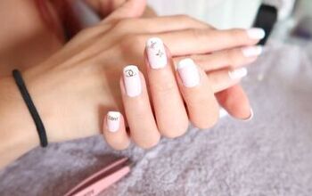 Easy Nail Tutorial: DIY French Manicure With Designer Nail Stickers