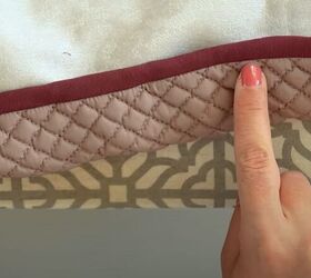 how to diy a sleek quilted jacket, Binding the edges