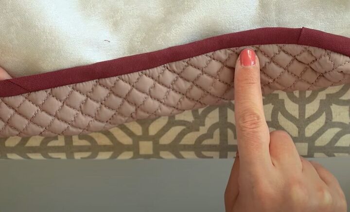 how to diy a sleek quilted jacket, Binding the edges