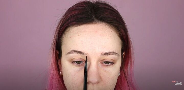 easy eyebrow tutorial for beginners, Marking brow shape