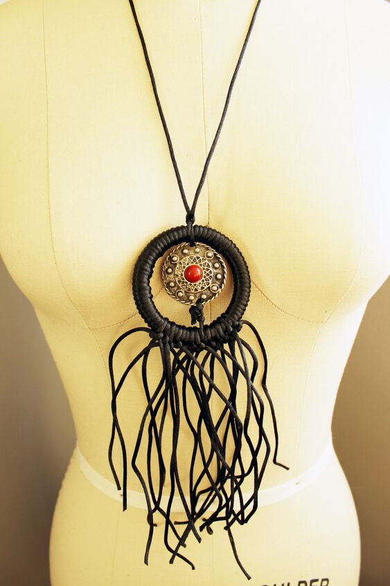 diy free people inspired boho necklace, Make This DIY Statement Boho Necklace