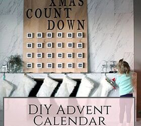 diy ugly christmas sweater ideas for couples, DIY Massive Advent calendar