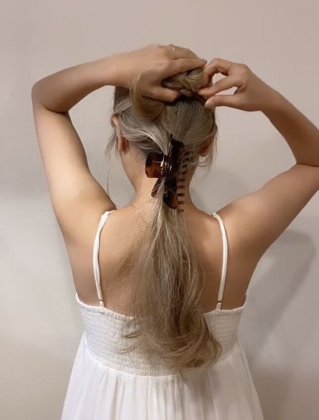 how to get the perfect knotted bun