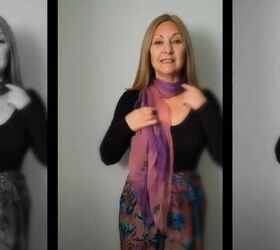 Fun and Super Easy Ways to Wear a Vintage Scarf