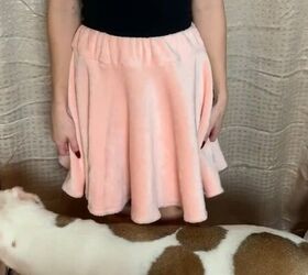 How to DIY a Fuzzy Circle Skirt