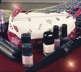 cute christmas gift idea diy makeup bag, Finished DIY makeup bag