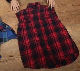 how to upcycle flannels into a super cute new shirt and dress, Making the dress bodice