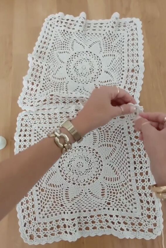 the genius way to wear 2 doilies with any outfit