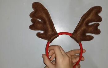 How to DIY a Super Cute Reindeer Headband for Christmas