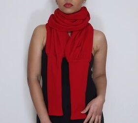 how to diy a versatile scarf with sleeves 5 awesome ways to style it, Scarf with sleeves DIY