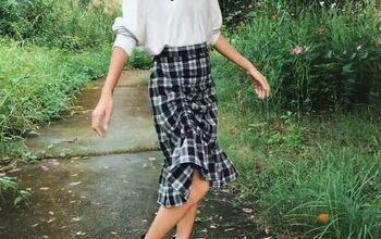 No-pattern Sewing Tutorial: DIY a Gorgeous Ruffle Hem Skirt