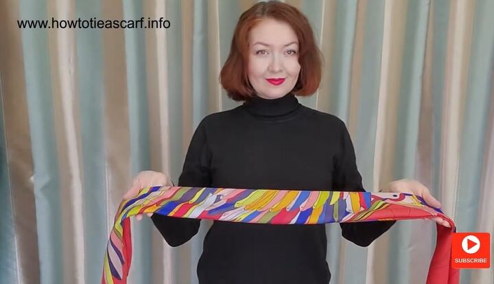 easy and elegant braided scarf tutorial, Making a band