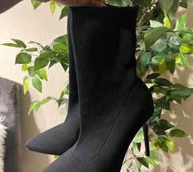 black sock boots styled