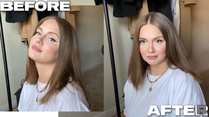 check out this awesome hack to add volume to fine hair, How to add volume to fine hair Before and after