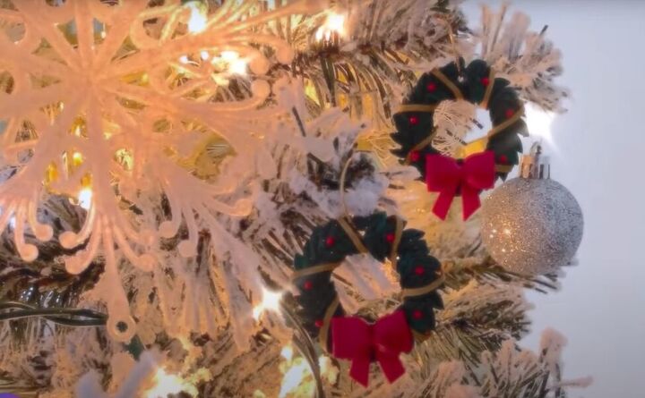how to make super cute polymer clay christmas wreath earrings, Completed polymer clay Christmas earrings