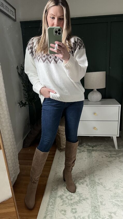 a fun winter inspired sweater