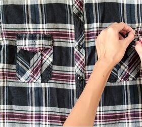 How to Sew a Super Cute Rachel Green Skirt From an Old Plaid Shirt | Upstyle