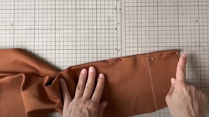 thrifty upcycle tutorial how to sew pants from old curtains, Sewing darts