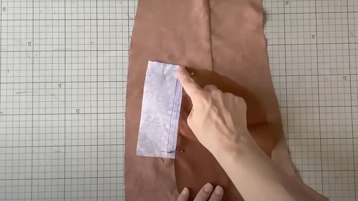 thrifty upcycle tutorial how to sew pants from old curtains, Attaching pockets