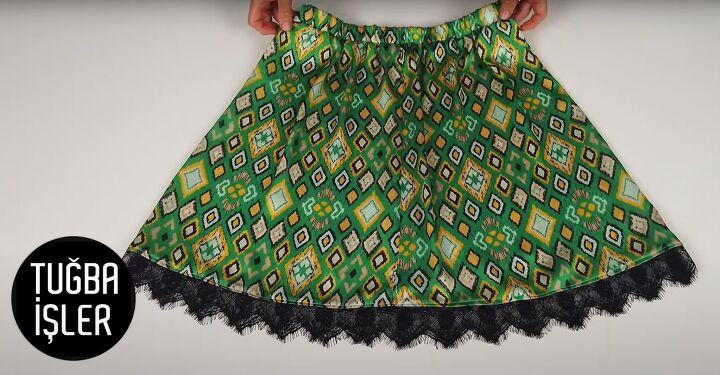 how to diy a cute and easy mini skirt from scratch, Finished DIY mini skirt