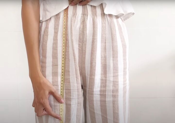how to diy an adorable mini skirt, Taking your measurements