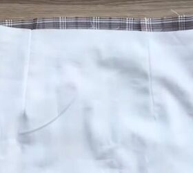 how to sew a classic a line mini skirt, Attaching lining