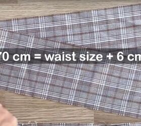 how to sew a classic a line mini skirt, Waistband