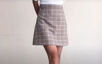 How to Sew a Classic A-line Mini Skirt