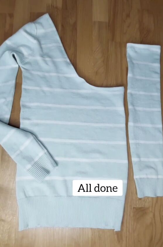 save a stained sweater and turn it into this