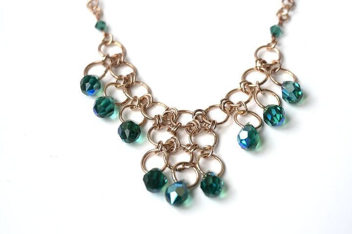 vintage jewellery recreation part1 emerald necklace