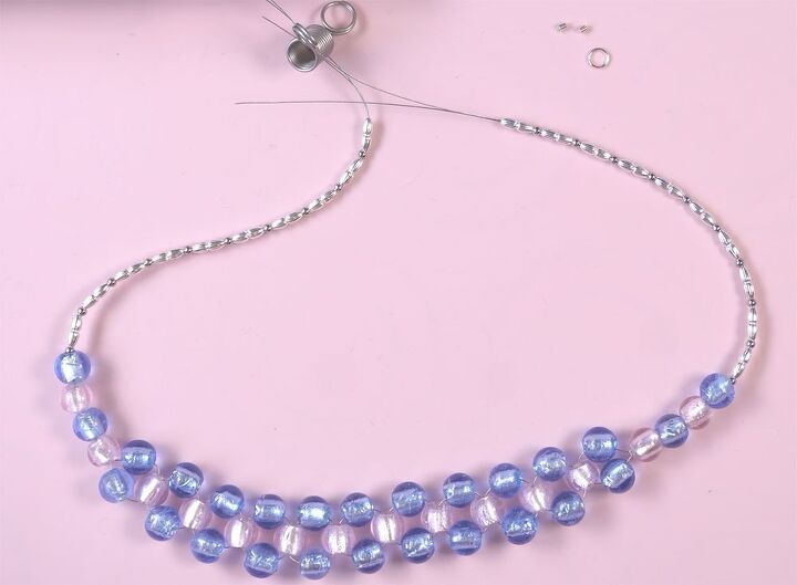 silver foil necklace tutorial